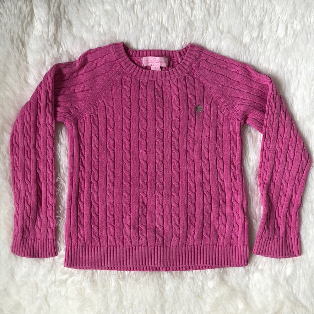 Lily Pulitzer pink sweater